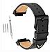 Cinturino Orologio In Vera Pelle Per Casio G-shock Dw-5600/gwb5600/ga-2100 Black + Black - Foto miniatura 3