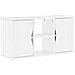 Mobile TV 5 pz con Contenitore ODDA Bianco in Legno di Pino - Foto miniatura 4