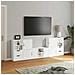 Mobile TV 5 pz con Contenitore ODDA Bianco in Legno di Pino - Foto miniatura 6