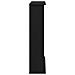 Cornice per Camino Rovere Nero 75x20x87,5 cm in Truciolato - Foto miniatura 2