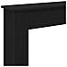Cornice per Camino Rovere Nero 75x20x87,5 cm in Truciolato - Foto miniatura 3