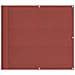 Paravento da Balcone Terracotta 90x700cm 100% Poliestere Oxford - Foto miniatura 1