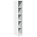 Armadio Bianco 30x50x200 Cm In Legno Multistrato - Foto miniatura 2