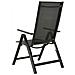 Lusso Casadino -  Sedie Giardino Pieghevoli 2 Pz Textilene E Alluminio Nere - Foto miniatura 4