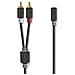 CABW22255AT10 cavo audio 1 m 2 x RCA RCA Antracite - Foto miniatura 2