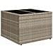 Set Divano da Giardino 9 Pezzi con Cuscini Grigio Chiaro Polyrattan - Foto miniatura 6