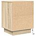 Comodino con Luci LED Rovere Sonoma 38x34x50 cm - Foto miniatura 8