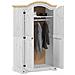Lusso Casadino -  Armadio Corona Bianco 102x52x186 Cm In Legno Massello Di Pino - Foto miniatura 2