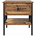 Comodino con cassetto Legno vecchio 40 x 42 x 45 cm - Foto miniatura 6