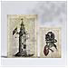 Set Di 6 Stampe Poster Di Carta D'epoca Con Enciclopedia Sulle Invenzioni Rivoluzionarie Del Secolo Scorso A3 & A4 Senza Cornice - Foto miniatura 3