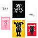 Set Di 6 Stampe Iconici Kaws Colorati Con Illustrazioni Di Design Per Decorare Le Pareti Della Tua Casa. Negozio E Magazzino. A3 & A4 Senza Cornice - Foto miniatura 1