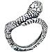 Anello Snake1 In Argento Invecchiato - Foto miniatura 1