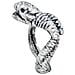 Anello Snake1 In Argento Invecchiato - Foto miniatura 3