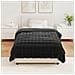 Coperta antiscivolo in finta di coniglio Olite 4 pcs Nero - Foto miniatura 4