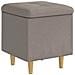 Pouf contenitore con cuscino Talpa 40 x 40 x 45 cm Tessuto - Foto miniatura 1