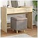 Pouf contenitore con cuscino Talpa 40 x 40 x 45 cm Tessuto - Foto miniatura 2