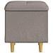 Pouf contenitore con cuscino Talpa 40 x 40 x 45 cm Tessuto - Foto miniatura 5