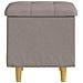 Pouf contenitore con cuscino Talpa 40 x 40 x 45 cm Tessuto - Foto miniatura 6