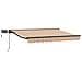 Cornice per Tenda Manuale con LED Blu e Arancione 3 x 2,5 m - Foto miniatura 1