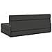 Divano Letto Pieghevole Grigio Scuro 152 x 86,5 x 60 cm Tessuto - Foto miniatura 5