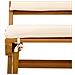 Sedie Bistro da Giardino 8 pcs Bianco Crema 38 x 46 x 85 cm - Foto miniatura 9