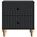 Armadio da Notte con cassetto 2 pcs Nero 43 x 34,5 x 48 cm - Foto miniatura 5