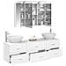 Set di mobili per il bagno 4 pcs Bianco - Foto miniatura 3
