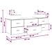 Set di Armadi da Bagno 3 pz Sonoma grigio 62,5 x 44,5 x 50 cm - Foto miniatura 5