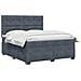 Letto box spring con materasso Grigio Scuro 180 x 200 cm - Foto miniatura 3
