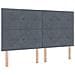 Letto box spring con materasso Grigio Scuro 180 x 200 cm - Foto miniatura 4