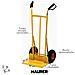 Carrello portacasse acciaio ruote pneumatiche max 200 Kg cm 50x51x h117 - Foto miniatura 3