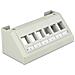 IWP-BOX DESK6 - Pannello di Distribuzione 6 porte Keystone Grigio - Foto miniatura 1