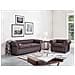 Divano Vintage A 3 Posti In Pelle Marrone Chesterfield - Foto miniatura 28