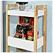 Scaffale Salvaspazio E Multifunzionale Per Cucina O Bagno, Con Tre Ripiani, L28*p20*a74cm, Frg226-wn - Foto miniatura 5