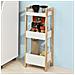 Scaffale Salvaspazio E Multifunzionale Per Cucina O Bagno, Con Tre Ripiani, L28*p20*a74cm, Frg226-wn - Foto miniatura 6
