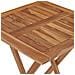 Tavolo Da Giardino Pieghevole 60x60x75 Cm In Massello Di Teak - Foto miniatura 6