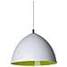 Sospensione Led 1 Luce Cupola Soffitto Bianco, Lime - Foto miniatura 1