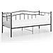 Divano Letto Telaio Nero in Metallo 90x200 cm - Foto miniatura 2