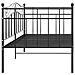 Divano Letto Telaio Nero in Metallo 90x200 cm - Foto miniatura 5