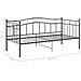 Divano Letto Telaio Nero in Metallo 90x200 cm - Foto miniatura 8