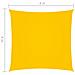 Vela Parasole in Tela Oxford Quadrata 4x4 m Gialla - Foto miniatura 6