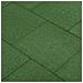 Piastrelle Anticaduta 12 Pz In Gomma 50x50x3 Cm Verde - Foto miniatura 1