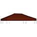 Copertura Superiore Gazebo 310g / m² 3x4m Terracotta - Foto miniatura 1