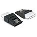65046 4pin Molex 15pin SATA Nero cavo di interfaccia e adattatore - Foto miniatura 1