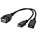 A-OTG-AFBM-04 Micro USB-B USB-A Nero cavo di interfaccia e adattatore - Foto miniatura 1