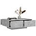 Tavolino da Salotto Grigio Cemento 90x60x31cm Legno Multistrato - Foto miniatura 2
