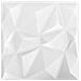 Pannelli Murali 3D 12 pz 50x50 cm Bianchi a Diamante 3 m? - Foto miniatura 1