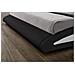 Brixton Struttura Letto In Similpelle Nera Con Led 160x200 Cm - Foto miniatura 4