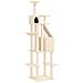 Albero Per Gatti Con Tiragraffi In Sisal Crema 201 Cm - Foto miniatura 1