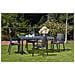 Sedia Da Esterno Viterbo, Set Di 4 Sedute Da Giardino, Sedia Per Tavolo Da Pranzo, Poltrona Outdoor Effetto Rattan, 100 % Made In Italy, 54x60h82 Cm, Antracite - Foto miniatura 1